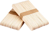 Large Wooden Wax Sticks 100 Pack – Wide Body Wax Applicator Spatulas