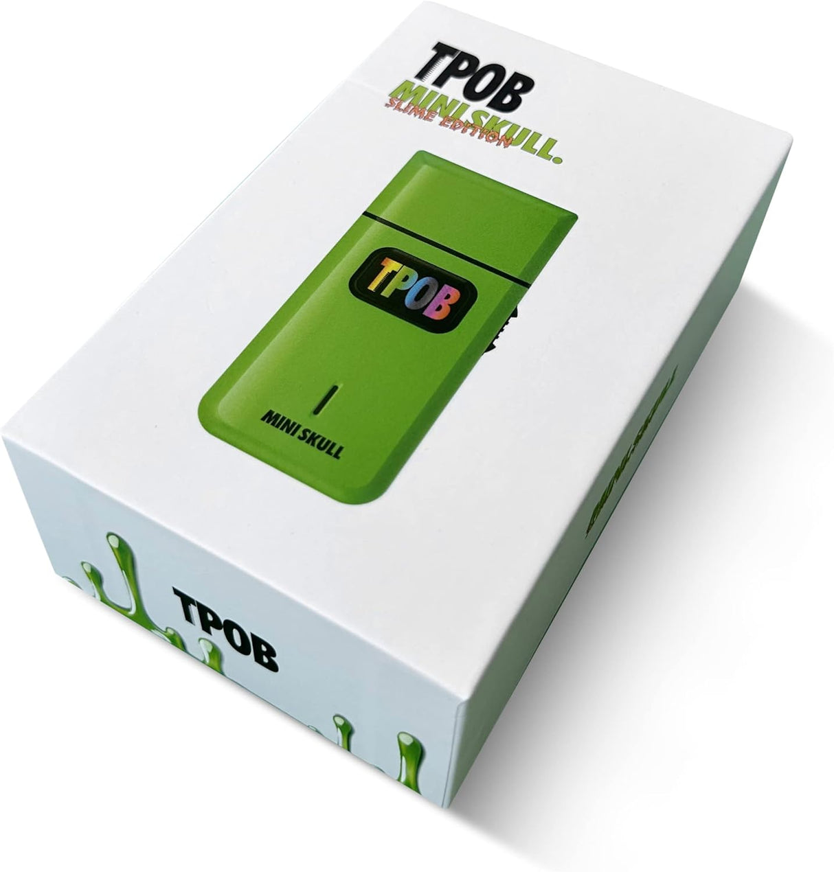 TPOB Mini Skull Single Shaver – Slime Green Pocket Shaver with Turbo 9000 RPM Motor NBHS