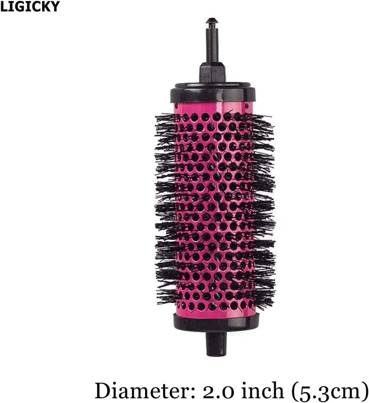 Round Hair Brush Set with Detachable 5.4cm Rollers – 1 Handle + 5 Rollers for Blow-Drying & Curling NBHS