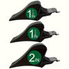 3pcs Hair Clipper Guards No.10, No.12, No.16 Sizes 3.81cm/3.17cm/5.08cm