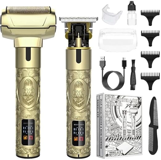 Barber Trimmer Set Electric Shavers Razor & Beard Trimmer for Men