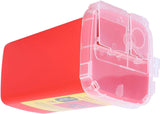 Razor Blade Disposal Container Black - Red - Yellow