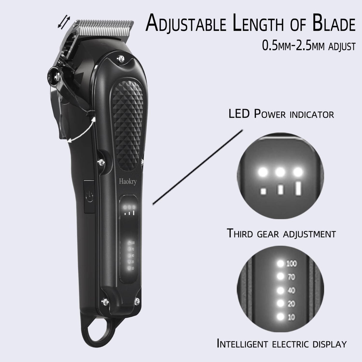 Barber Professional Hair Clippers for Men