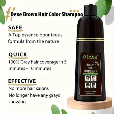 Dexe Brown Hair Color Shampoo 400ml