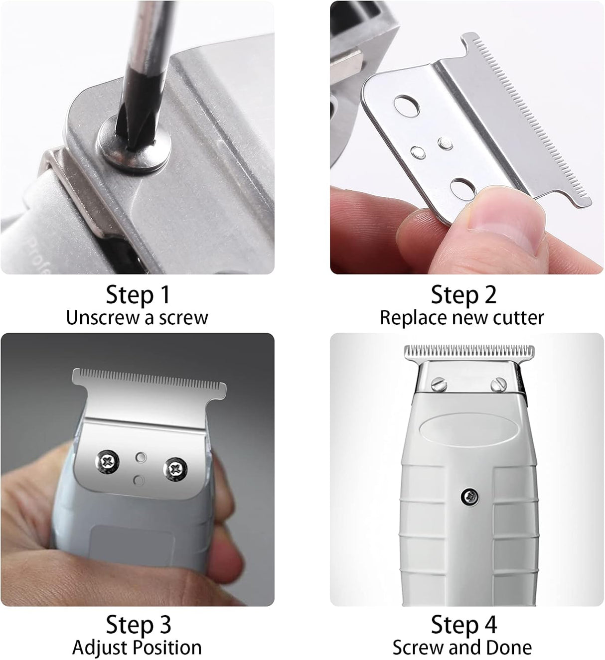 Bestbomg Trimmer Blade for Andis GTX GTO – T-Blade Replacement