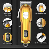 Hair Clippers For Men Professional Beard Trimmer Cordless Hair Cutting Grooming Kit