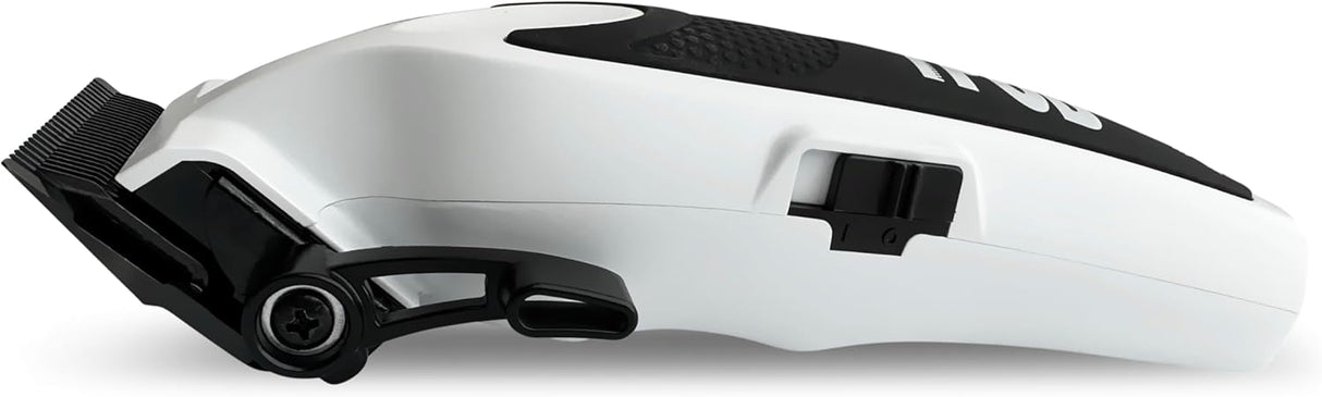 TPOB White X Deluxe Clipper with Rubber Grip – Professional Hair Clipper for Barbers NBHS