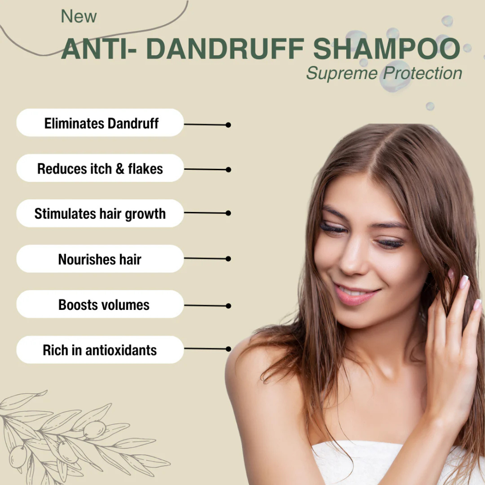 Glorie Anti Dandruff Shampoo And Vit E 500ml