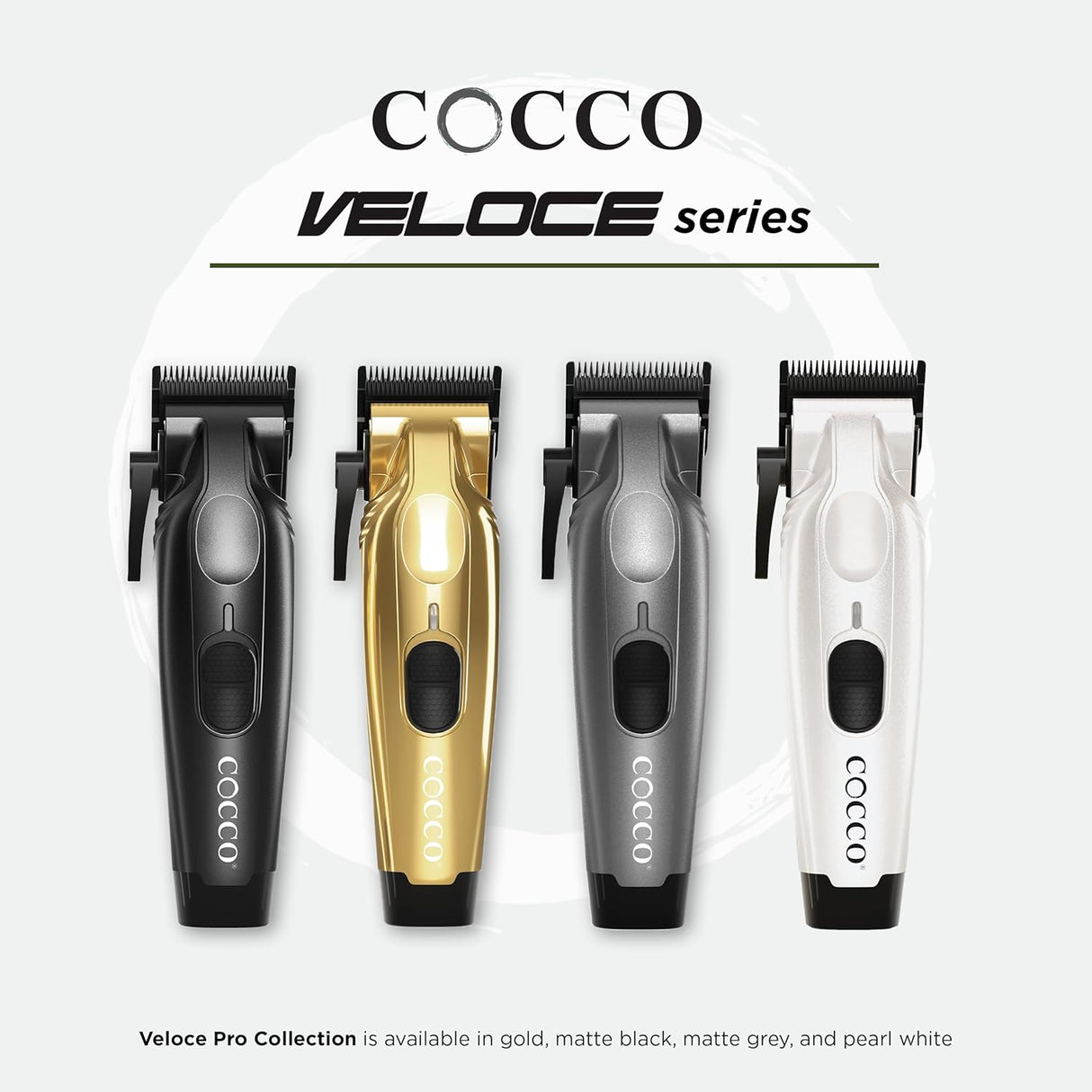 Cocco Veloce Pro Hair Clipper – Matte Grey Professional Cordless