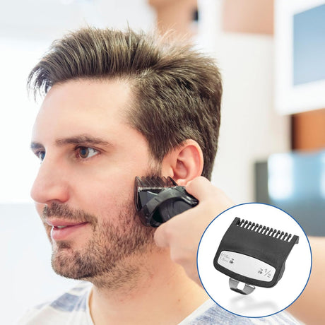Wahl 1/2 Metal Clipper Guard 1.5mm Black – Guide Comb Attachment