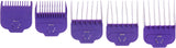 Andis Nano-Silver Magnetic Attachment Universal 5 Piece Comb Set, Small
