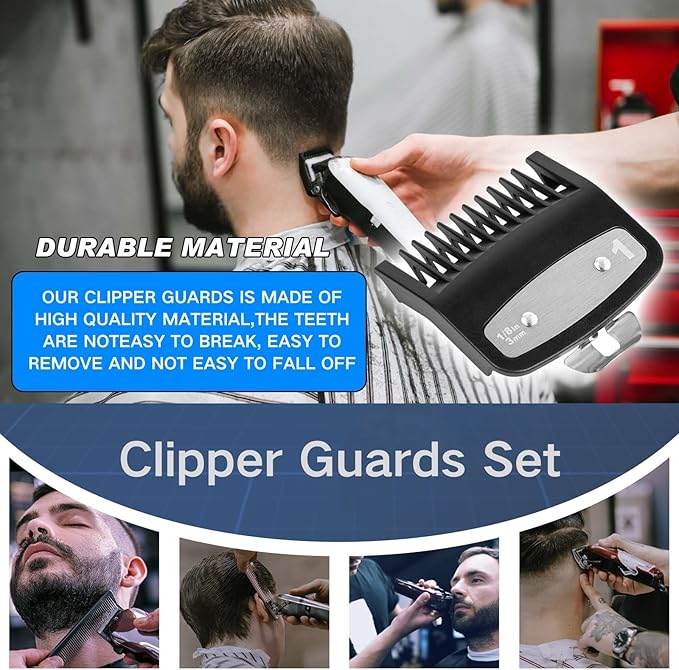 Wahl 1/2 Metal Clipper Guard 1.5mm Black – Guide Comb Attachment