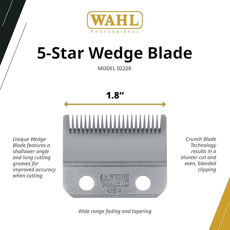 Wahl Senior Replacement Blade Set Fade Blade - Wedge Blade