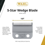 Wahl Senior Replacement Blade Set Fade Blade - Wedge Blade