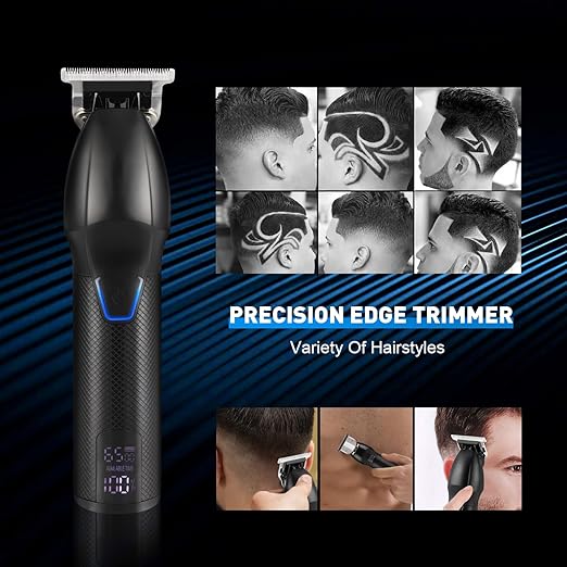 Professional Hair Hair Clippers for Men, Beard Trimmer Grooming Haircut Kit