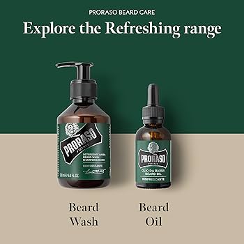 Proraso Beard Wash Refreshing 200ml Beard Shampoo