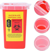 Razor Blade Disposal Container Black - Red - Yellow