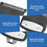 Wahl 1/2 Metal Clipper Guard 1.5mm Black – Guide Comb Attachment