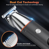 Telfun Beard Trimmer Kit – Cordless Waterproof Grooming & Shaving Set Father's Day