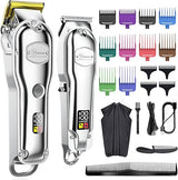 Hair Clippers For Men IPX7 Waterproof Cordless Barber Clipper for Hair Cutting Kit