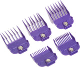 Andis Nano-Silver Magnetic Attachment Universal 5 Piece Comb Set, Small