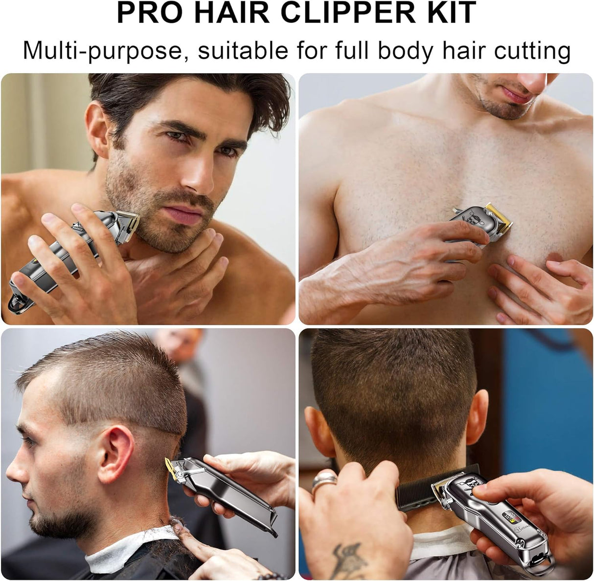 Hair Affordable Hair Clippers for Men Waterproof Cordless