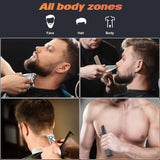 Telfun Beard Trimmer Kit – Cordless Waterproof Grooming & Shaving Set Father's Day