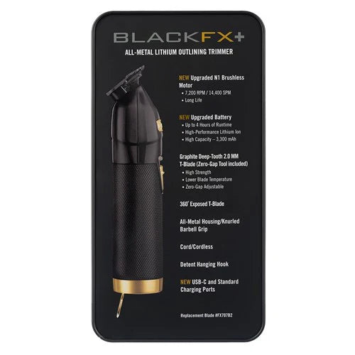 BaBylissPRO BlackFX+ Outlining Hair Trimmer (Updated Version)