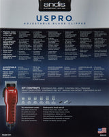 Andis US Pro High Speed Adjustable Blade Clipper