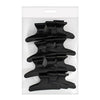 Butterfly Hair Clips Black 12PCS - HC0032