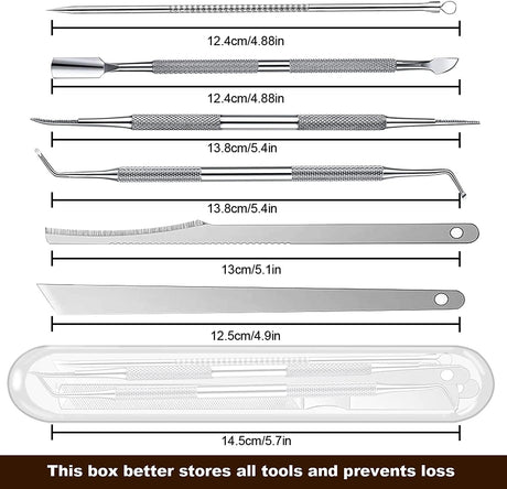 7-Piece Ingrown Toenail Pedicure Tool Kit – Stainless Steel Nail Care & Pain Relief Set NBHS