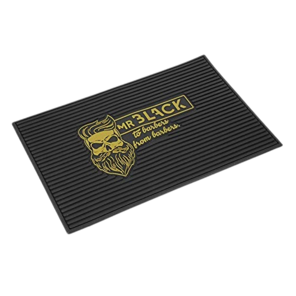 Barber Mr. Black Barber Tools Mat Bearded Skull