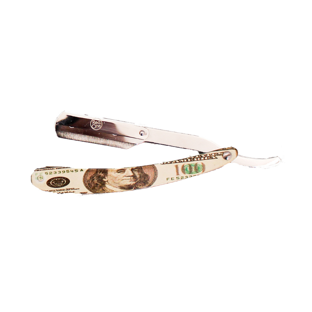 RedOne Straight Cut Throat Shaving Razor Barber Salon USD Cap