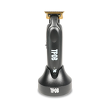 TPOB Black X Trimmer with Charging Stand – Professional Precision Trimmer for Barbers NBHS