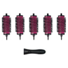 NBHS Round Hair Brush Set – 1 Handle + 5 Detachable 5.4cm Rollers