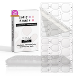 600PCS Jolly Snaps Extra Strong Nail Adhesive Tabs – 20 Sheets Press-On Sticky Tabs for Nails NBHS