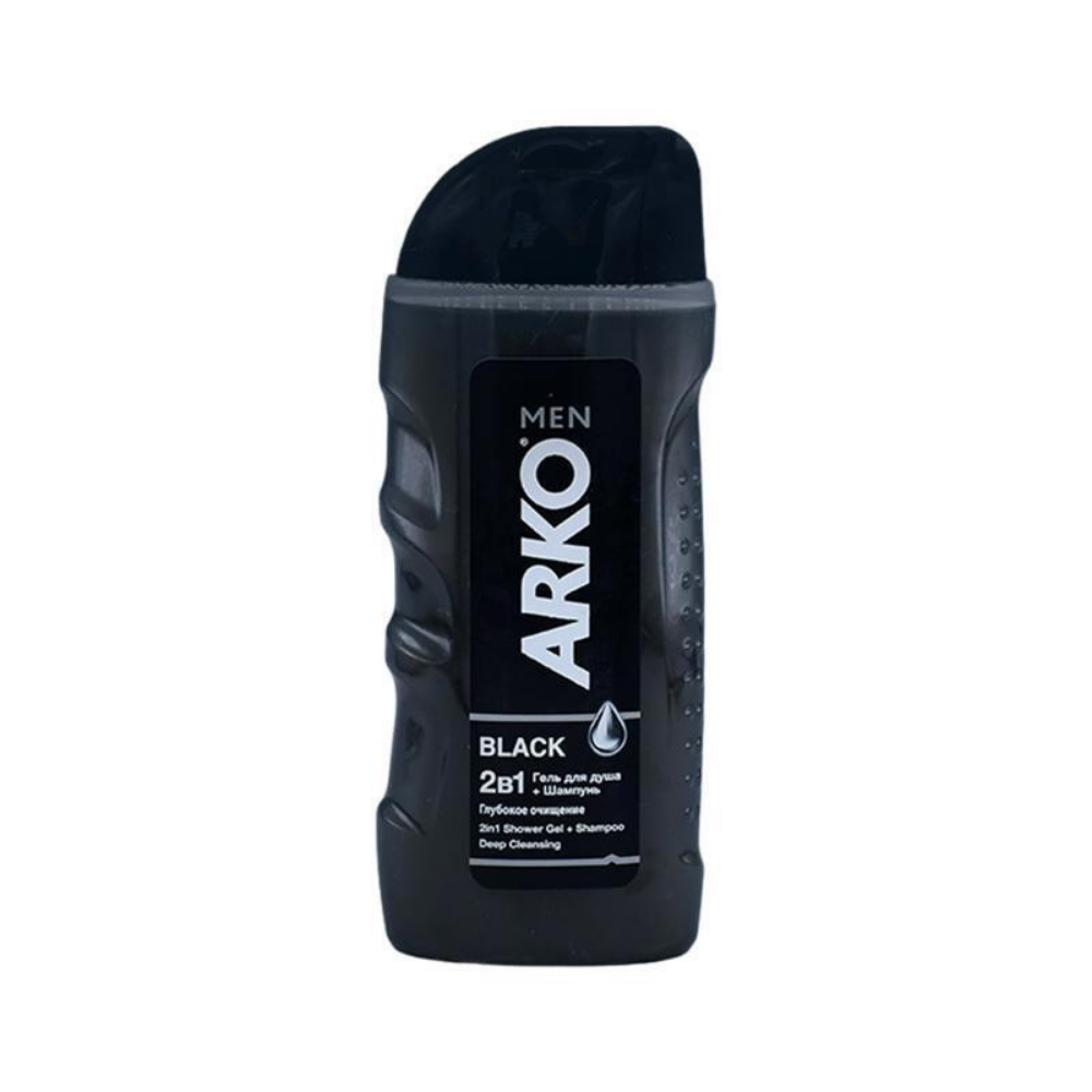 Arko Black 2-in-1 Shower Gel + Shampoo – 260ml