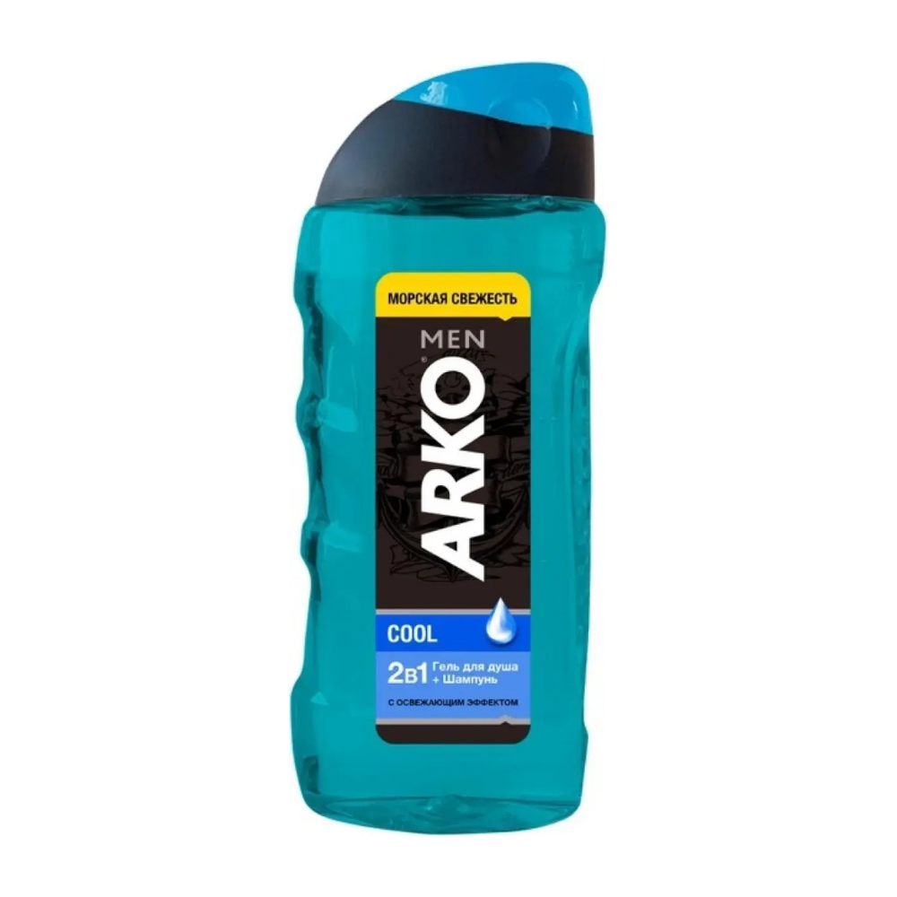 Arko Men Cool 2-in-1 Shower Gel & Shampoo – 260ml