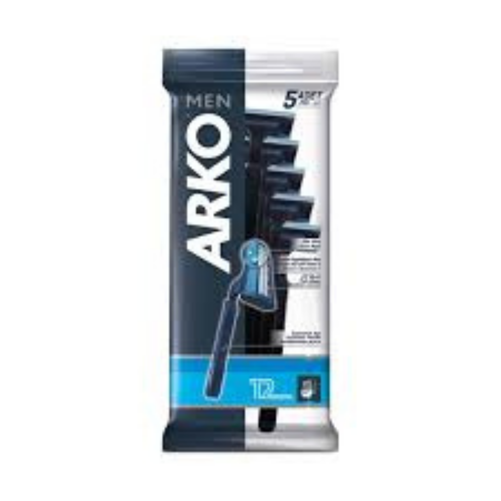 Arko Men Shaving Blades (5 Pieces) – T2 Double Blade Razors