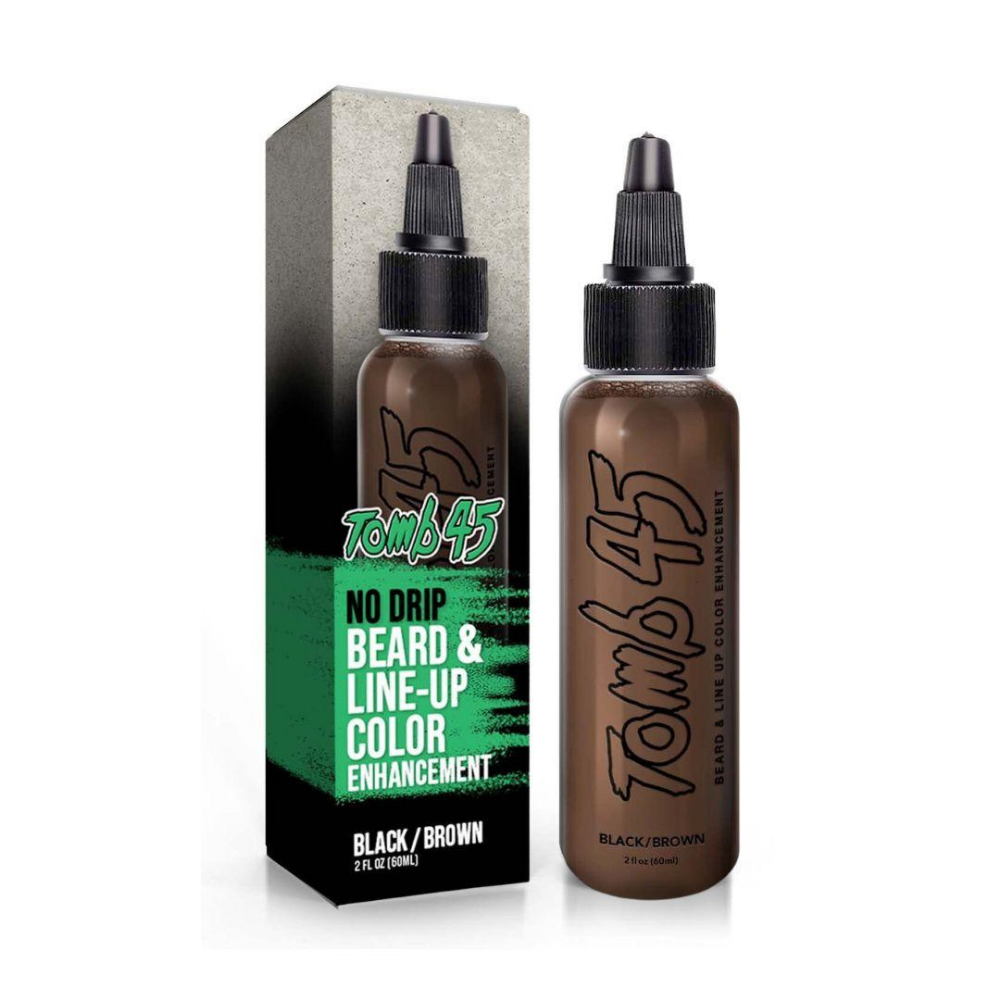 Tomb 45 Beard & Line-Up Color Enhancement – Brown/Black