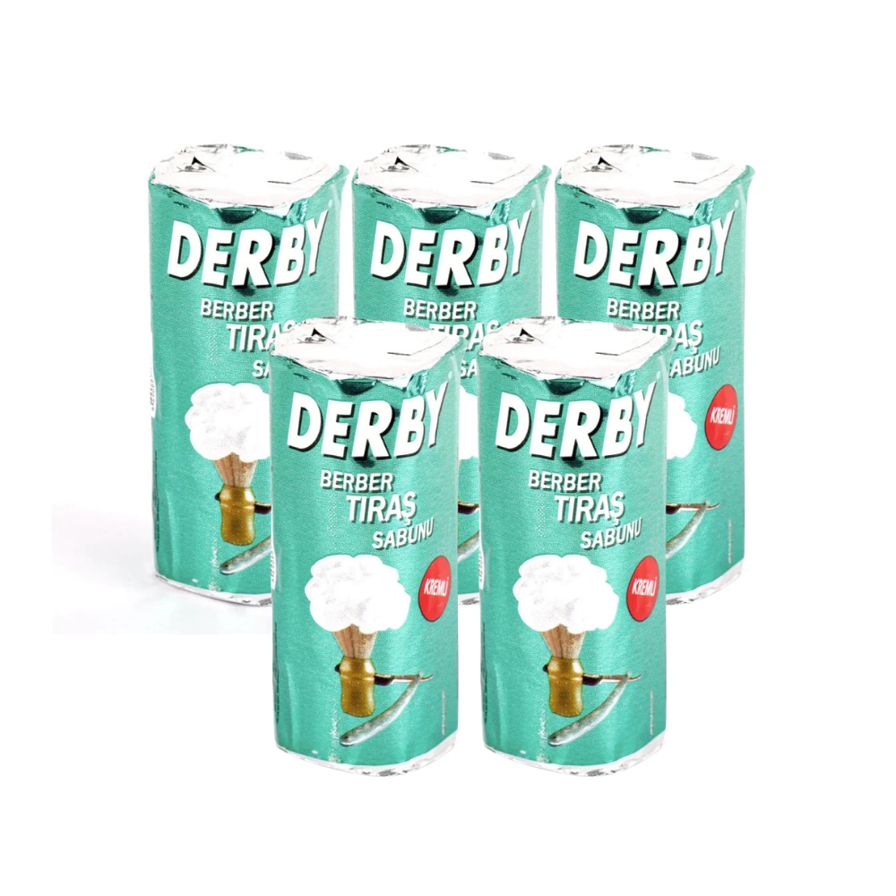 5x Derby Shaving Soap Stick 75g
