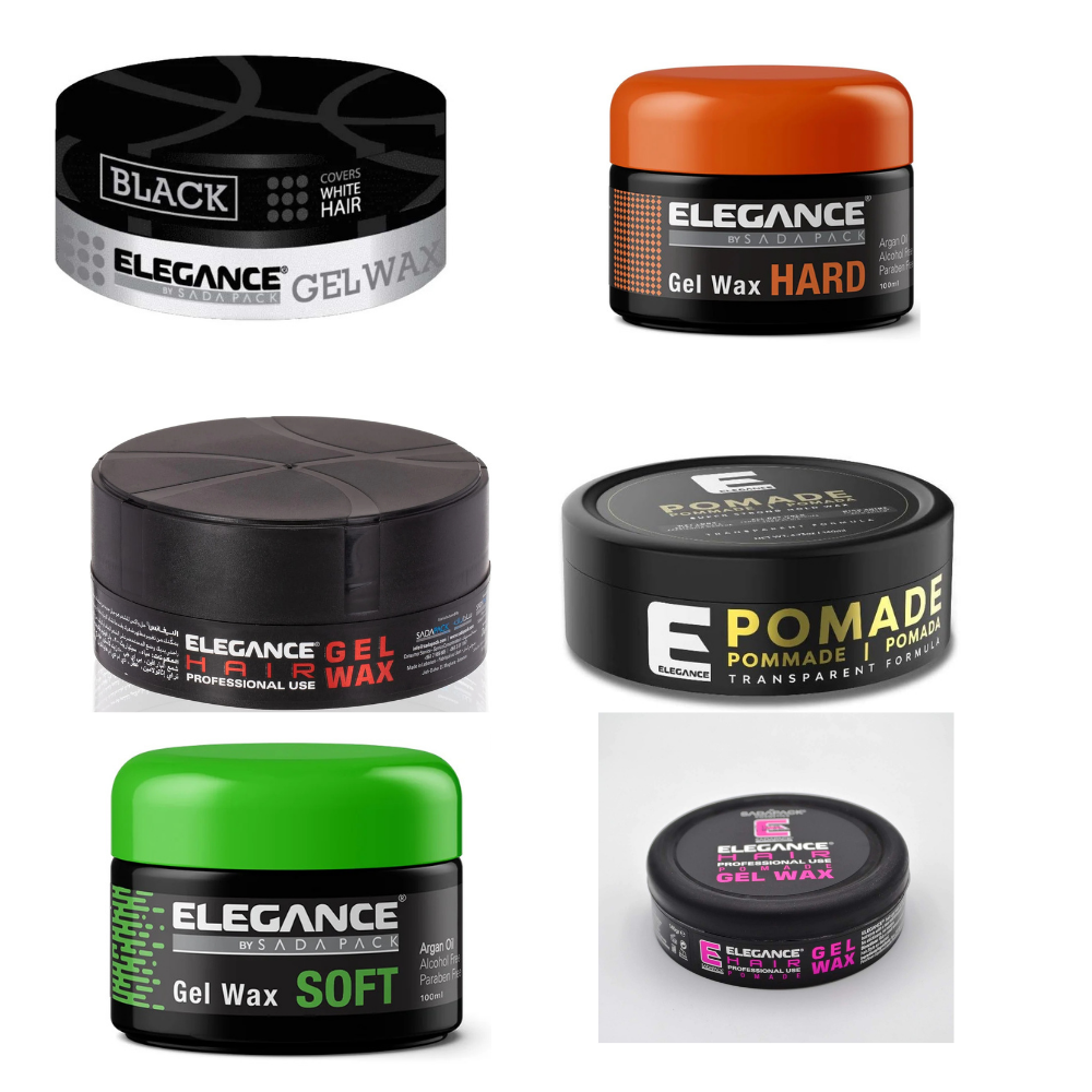 Elegance Hair Gel Wax - Colours 140grams