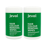 2x Jeval Colour Remover Disposable Off Wipes – 100ct Tub