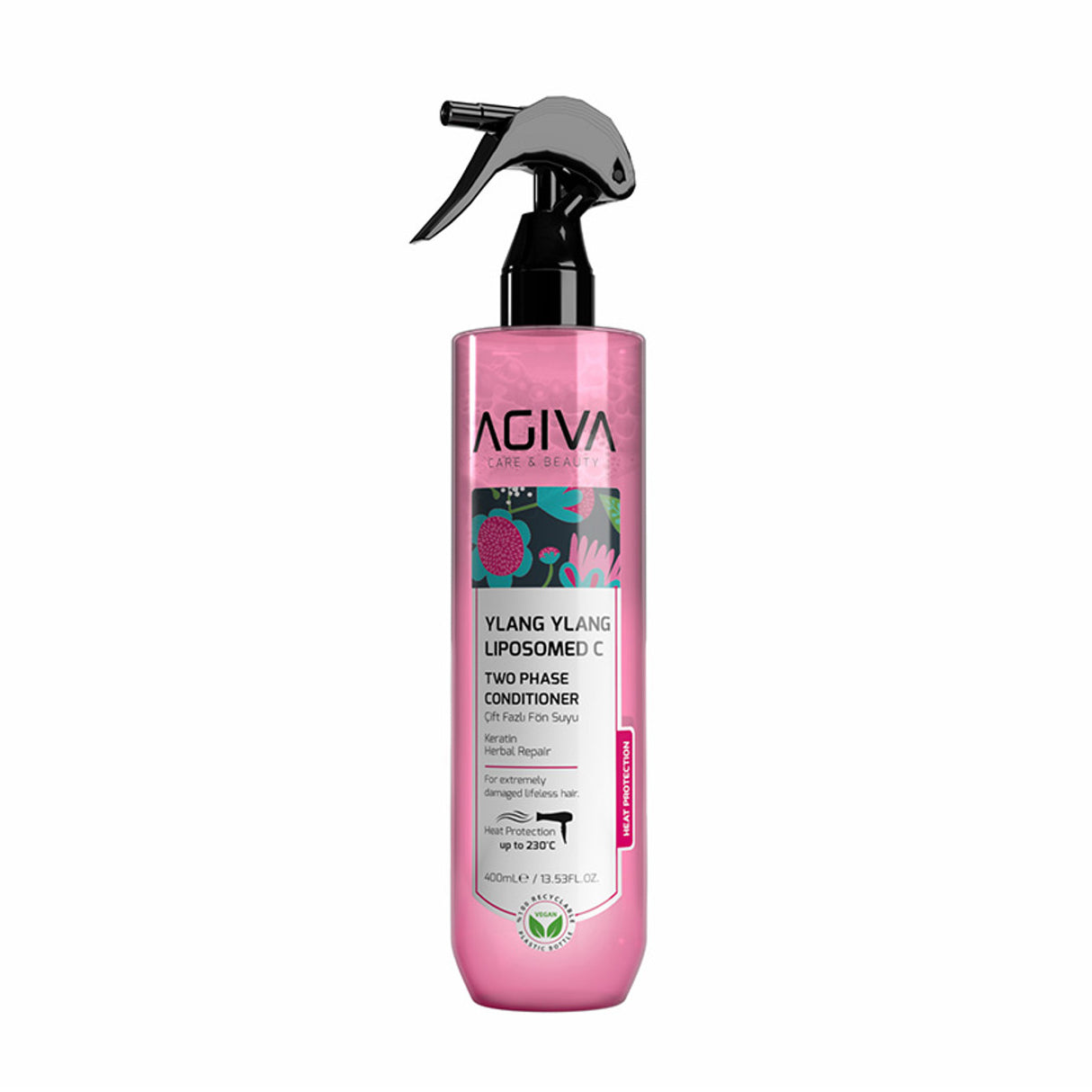 Agiva Ylang Ylang Liposomed C Two Phase Conditioner 400ml (Pink)