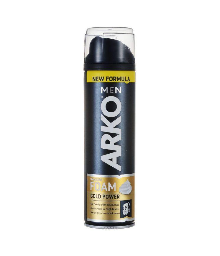 Arko Men Shave Foam – Gold Power (200ml)