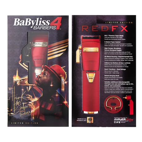 BaByliss Pro REDFX Lithium Professional Barber Clippers