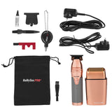 BaBylissPRO Duo Rose Gold Foil Shaver & Barber Trimmer Set