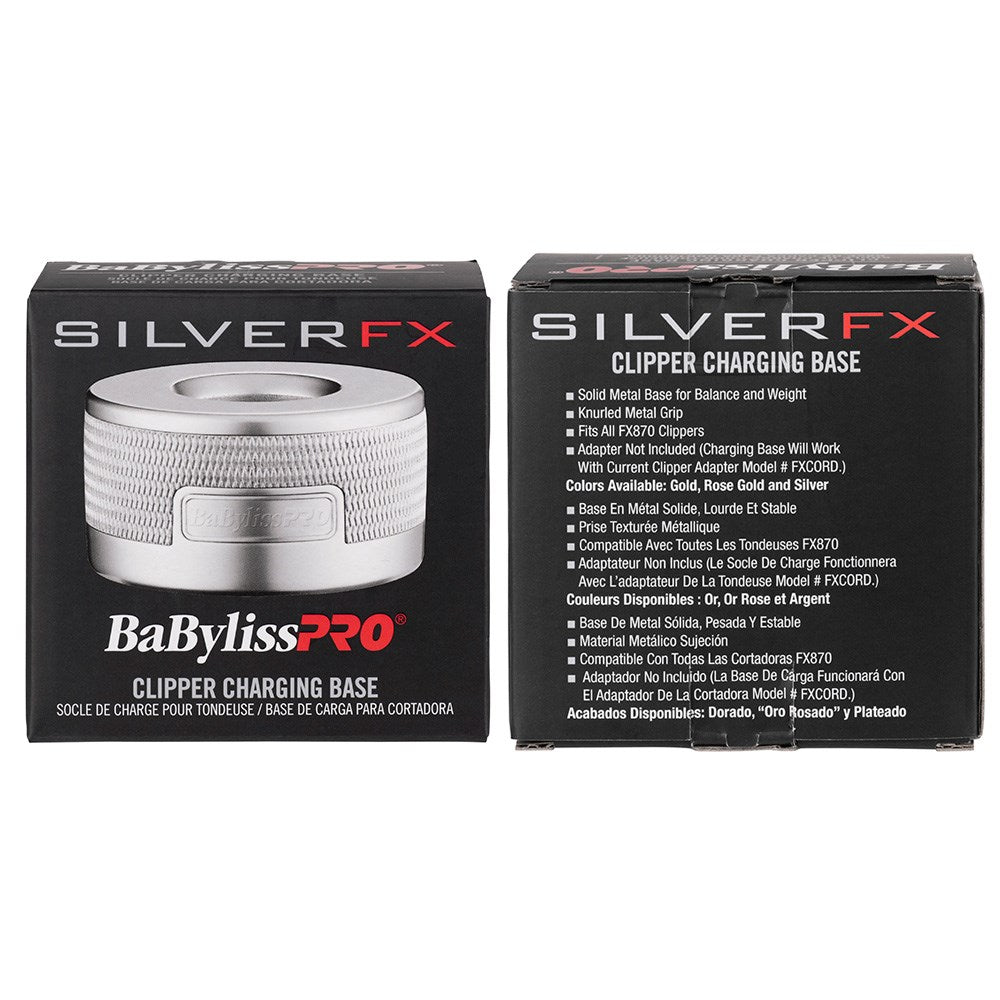 BaBylissPRO SilverFX Hair Clippers Charging Base Dock