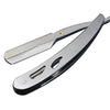 Barber Straight Cut Throat Shaving Razor Sharp Razor - Silver
