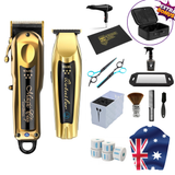 Wahl Gold Magic Clipper Professional Barber Starter Set